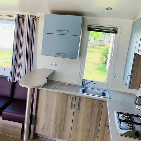 Mobil-home Cosy A Bures Avec Terrasse Et Activites Nautiques, Ideal Pour Les Amoureux De La Nature - Fr-1-584-306 Hébergement de vacances